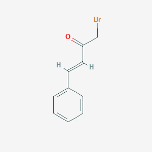 molecular formula C10H9BrO B15493566 (E)-1-bromo-4-phenylbut-3-en-2-one 