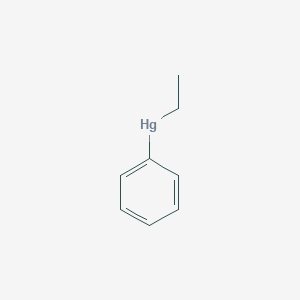 molecular formula C8H10Hg B15493575 Ethyl(phenyl)mercury CAS No. 1073-63-8