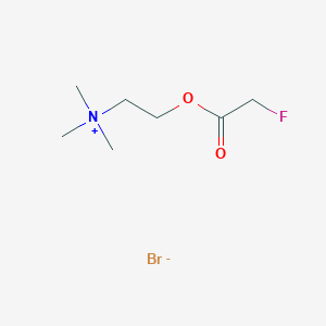 molecular formula C7H15BrFNO2 B15493587 Choline, bromide, fluoroacetate CAS No. 462-65-7