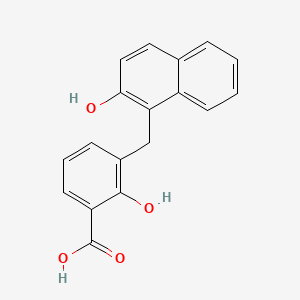 3-(2-Hydroxy-1-naphthylmethyl)salicylic acid