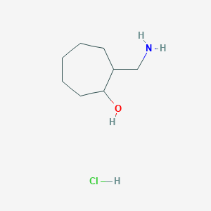 2-(Aminomethyl)-1-cycloheptanol hydrochloride