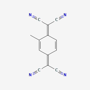 Propanedinitrile, 2,2'-(2-methyl-2,5-cyclohexadiene-1,4-diylidene)bis-