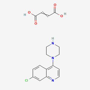 But-2-enedioic acid;7-chloro-4-piperazin-1-ylquinoline