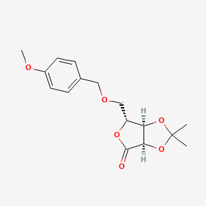 (3aR,6R,6aR)-6-(((4-methoxybenzyl)oxy)methyl)-2,2-dimethyldihydrofuro[3,4-d][1,3]dioxol-4(3aH)-one