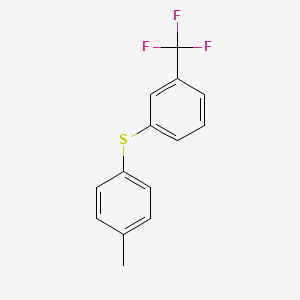 1-[(4-Methylphenyl)sulfanyl]-3-(trifluoromethyl)benzene