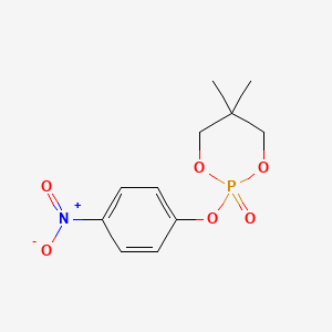 5,5-Dimethyl-2-(4-nitrophenoxy)-1,3,2lambda~5~-dioxaphosphinan-2-one