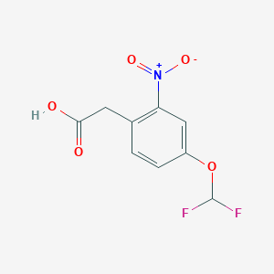 2-[4-(Difluoromethoxy)-2-nitrophenyl]acetic acid