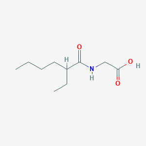 molecular formula C10H19NO3 B15494748 N-(2-Ethylhexanoyl)glycine CAS No. 3303-85-3