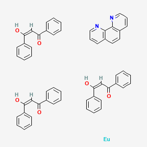 molecular formula C57H44EuN2O6 B15494755 Tris(dibenzoylmethane)phenanthroline europium(III) 