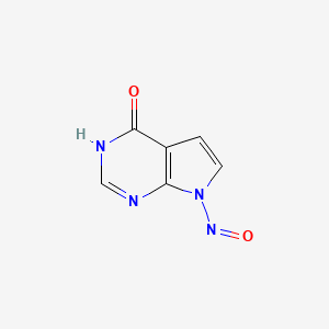 7-Nitroso-7H-pyrrolo[2,3-d]pyrimidin-4-ol