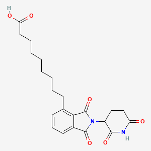 9-[2-(2,6-Dioxopiperidin-3-yl)-1,3-dioxoisoindol-4-yl]nonanoic acid