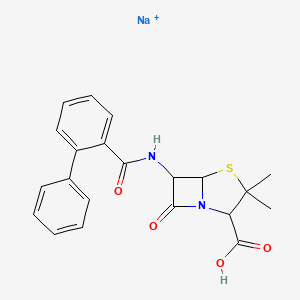 molecular formula C21H20N2NaO4S+ B15494851 Diphenicillin sodium CAS No. 2289-50-1