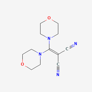 [Bis(morpholin-4-yl)methylidene]propanedinitrile