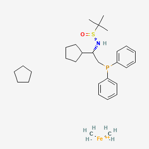 [S(R)]-N-[(1S)-1-FErrocenylethyl-2-(diphenylphosphino)ethyl]-2-methyl-2-propanesulfinamide