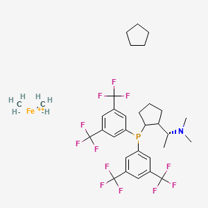 (S)-1-[Bis[3,5-bis(trifluoromethyl)phenyl]phosphino]-2-[(R)-1-(dimethylamino)ethyl]ferrocene