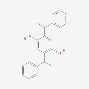 2,5-Bis(1-phenylethyl)benzene-1,4-diol