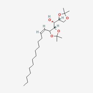 (R)-[(4R)-2,2-dimethyl-1,3-dioxolan-4-yl]-[(4S)-2,2-dimethyl-5-[(Z)-tetradec-1-enyl]-1,3-dioxolan-4-yl]methanol