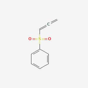 molecular formula C9H8O2S B15494983 (1,2-Propadienylsulphonyl)benzene CAS No. 2525-42-0