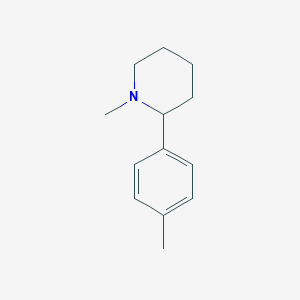 molecular formula C13H19N B15494987 1-Methyl-2-(4-methylphenyl)piperidine CAS No. 3358-47-2