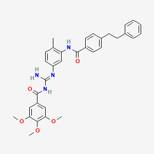 molecular formula C33H34N4O5 B15495007 MRT-92 Hydrochloride 