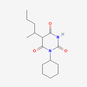 1-Cyclohexyl-5-(1-methylbutyl)barbituric acid