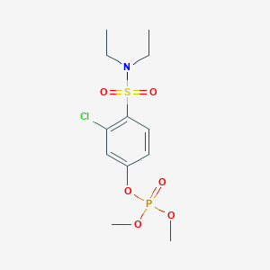 2-Chloro-N,N-diethyl-4-hydroxybenzenesulfonamide dimethyl phosphate