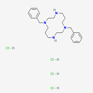 1,8-Dibenzyl-1,4,8,11-tetraazacyclotetradecane tetrahydrochloride