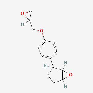 2-(4-(2,3-Epoxypropoxy)phenyl)-6-oxabicyclo(3.1.0)hexane