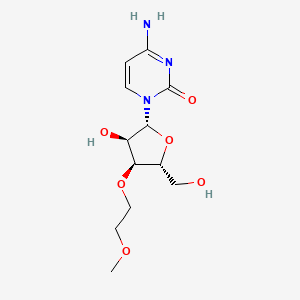 4-amino-1-[(2R,3R,4S,5R)-3-hydroxy-5-(hydroxymethyl)-4-(2-methoxyethoxy)oxolan-2-yl]pyrimidin-2-one