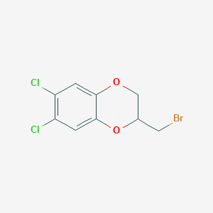 3-(Bromomethyl)-6,7-dichloro-2,3-dihydro-1,4-benzodioxine