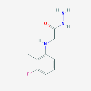 2-(3-Fluoro-2-methylanilino)acetohydrazide