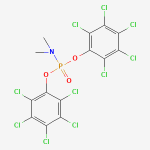 Bis(pentachlorophenyl) N,N-dimethylphosphoramidate