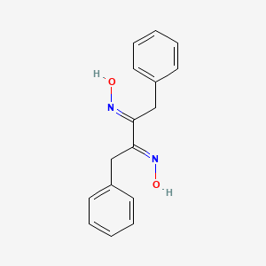 (NE)-N-[(3E)-3-hydroxyimino-1,4-diphenylbutan-2-ylidene]hydroxylamine