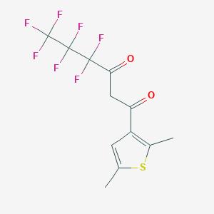 1-(2,5-Dimethylthiophen-3-yl)-4,4,5,5,6,6,6-heptafluorohexane-1,3-dione