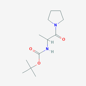 (S)-tert-Butyl (1-oxo-1-(pyrrolidin-1-yl)propan-2-yl)carbamate