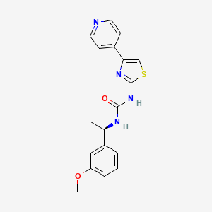 1-[(1r)-1-(3-Methoxyphenyl)ethyl]-3-(4-Pyridin-4-Yl-1,3-Thiazol-2-Yl)urea