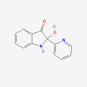 2-Hydroxy-2-(pyridin-2-yl)-1,2-dihydro-3H-indol-3-one