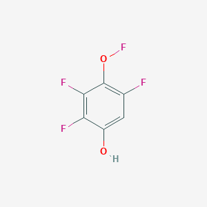 Hypofluorous acid (2,3,6-trifluoro-4-hydroxyphenyl) ester