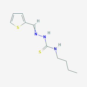 Hydrazinecarbothioamide, N-butyl-2-(2-thienylmethylene)-