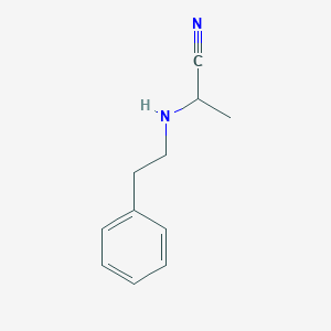 Propanenitrile, 2-[(2-phenylethyl)amino]-