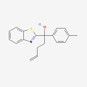 1-(Benzo[d]thiazol-2-yl)-1-(p-tolyl)pent-4-en-1-ol