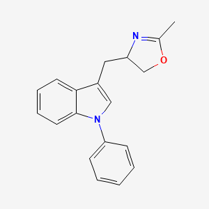 3-[[(4S)-4,5-Dihydro-2-methyl-4-oxazolyl]methyl]-1-phenyl-1H-indole