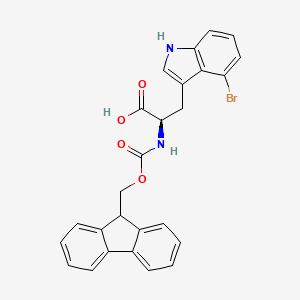 molecular formula C26H21BrN2O4 B15496383 N-Fmoc-4-Br-D-tryptophan 