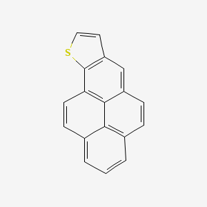 molecular formula C18H10S B15496626 Pyreno(1,2-b)thiophene CAS No. 189-83-3