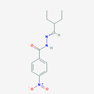 N-(2-ethylbutylideneamino)-4-nitrobenzamide