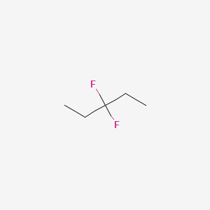 molecular formula C5H10F2 B15496686 3,3-Difluoropentane CAS No. 358-03-2