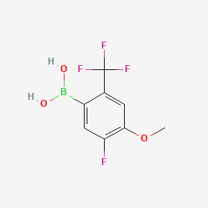 (5-Fluoro-4-methoxy-2-(trifluoromethyl)phenyl)boronic acid