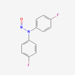 molecular formula C12H8F2N2O B15496731 N,N-Bis(4-fluorophenyl)nitrous amide CAS No. 724-23-2