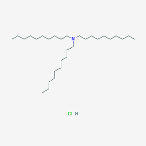 N,N-Didecyldecan-1-amine--hydrogen chloride (1/1)