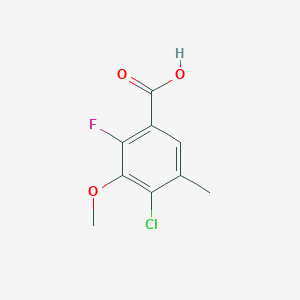 4-Chloro-2-fluoro-3-methoxy-5-methylbenzoic acid